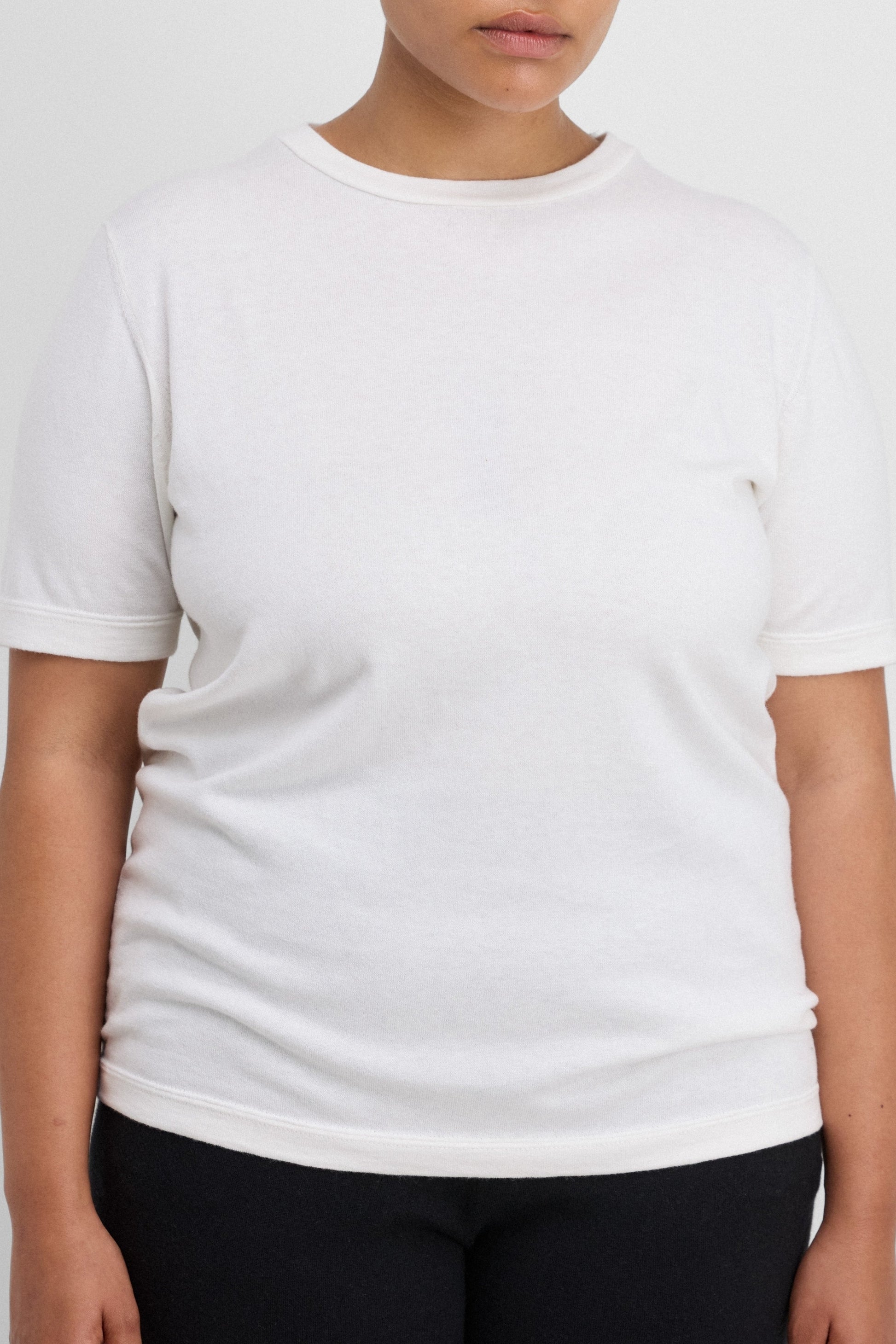 T-Shirt James N°394 in Snow Extreme Cashmere