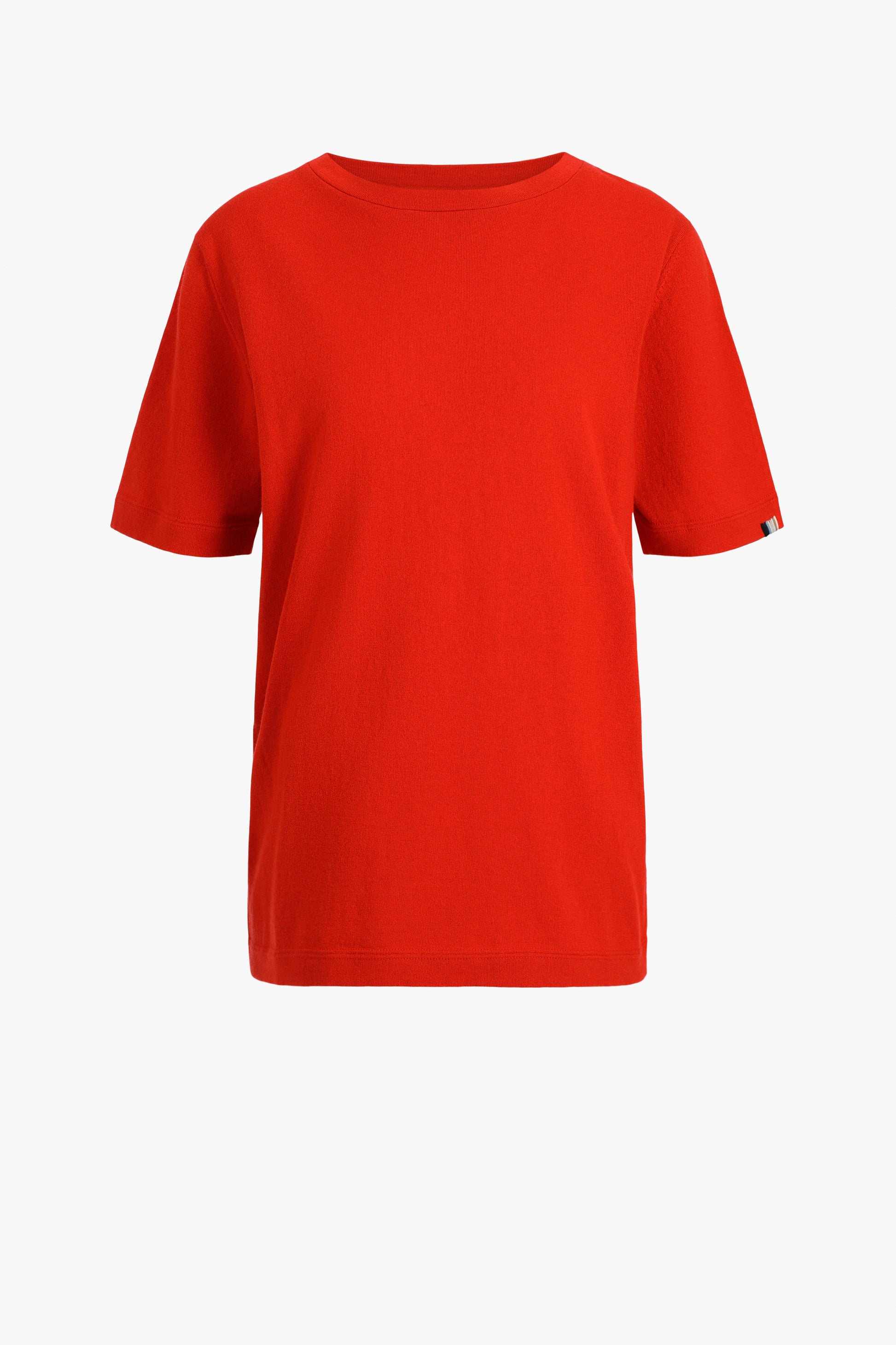 T-Shirt James N°394 in Tomato Extreme Cashmere