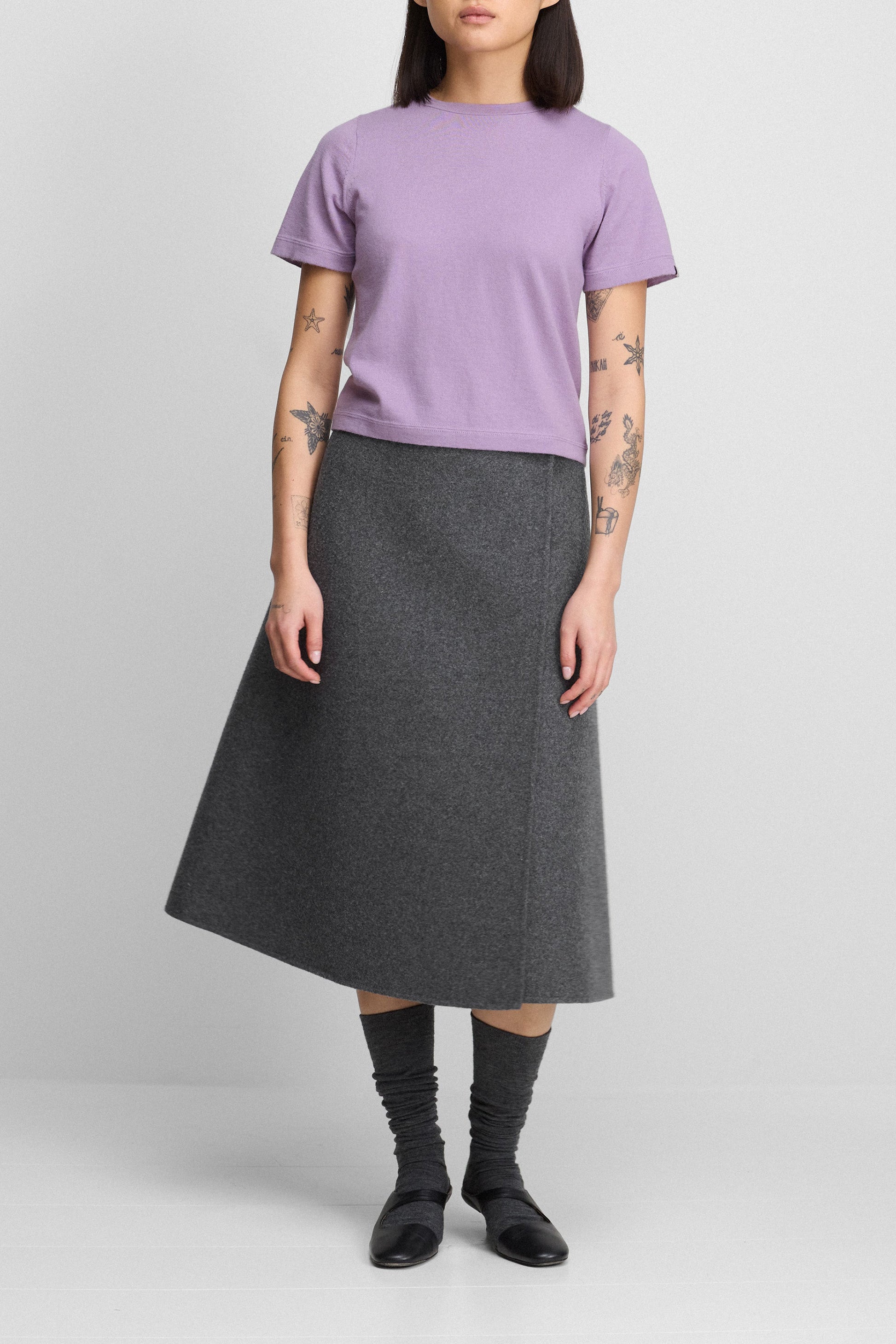 T-Shirt Tina No. 267 in LilaExtreme Cashmere - Anita Hass