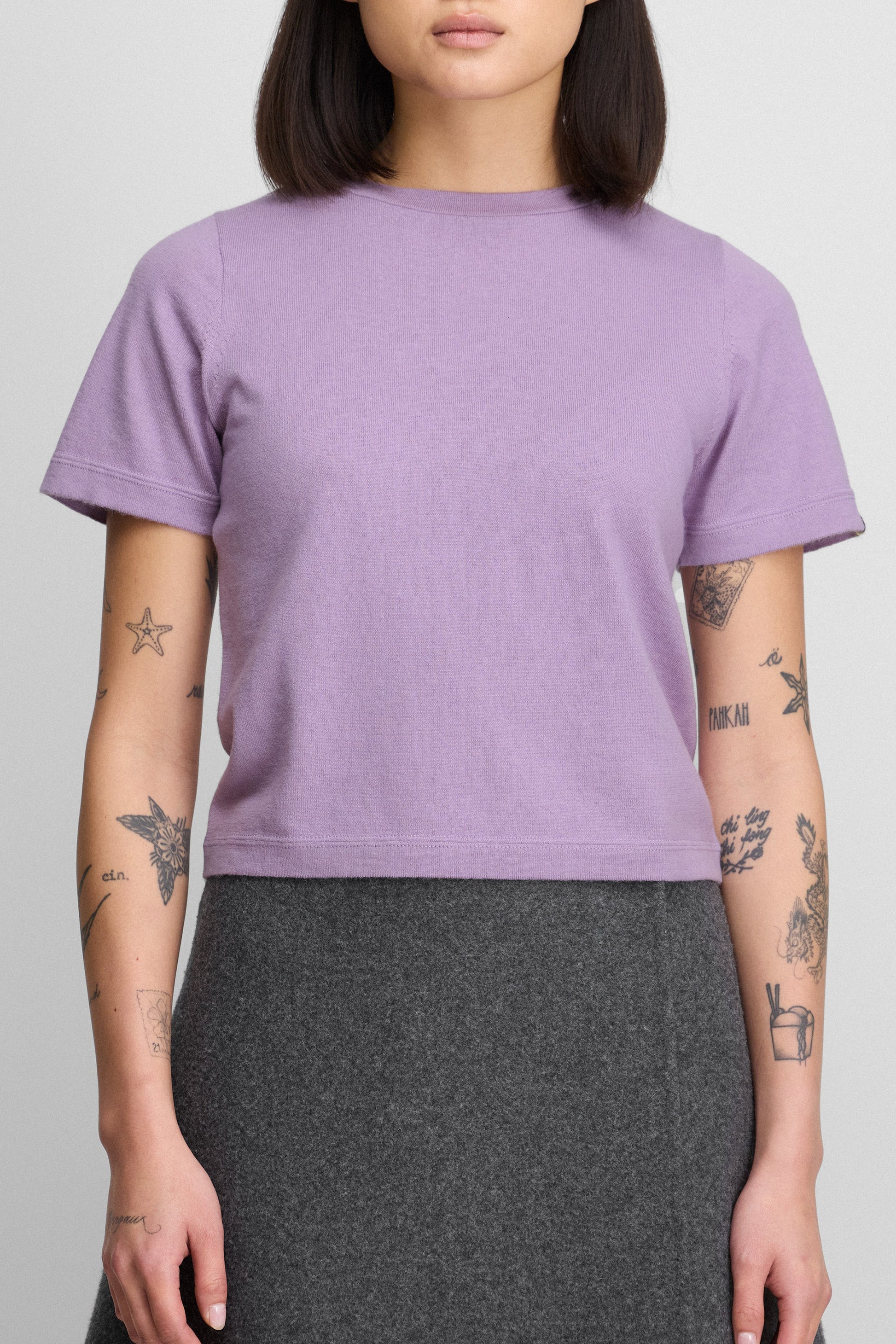 T-Shirt Tina No. 267 in LilaExtreme Cashmere - Anita Hass