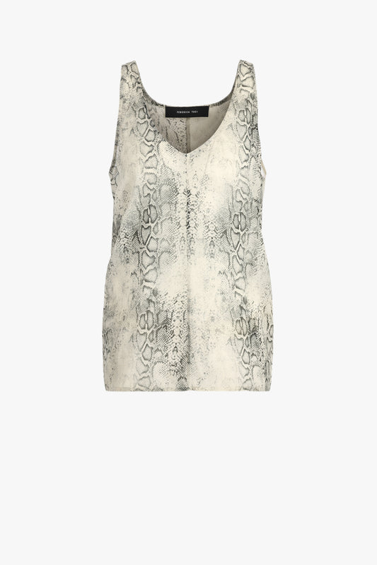 Top Deep V in Snake by Federica Tosi - Anita Hass