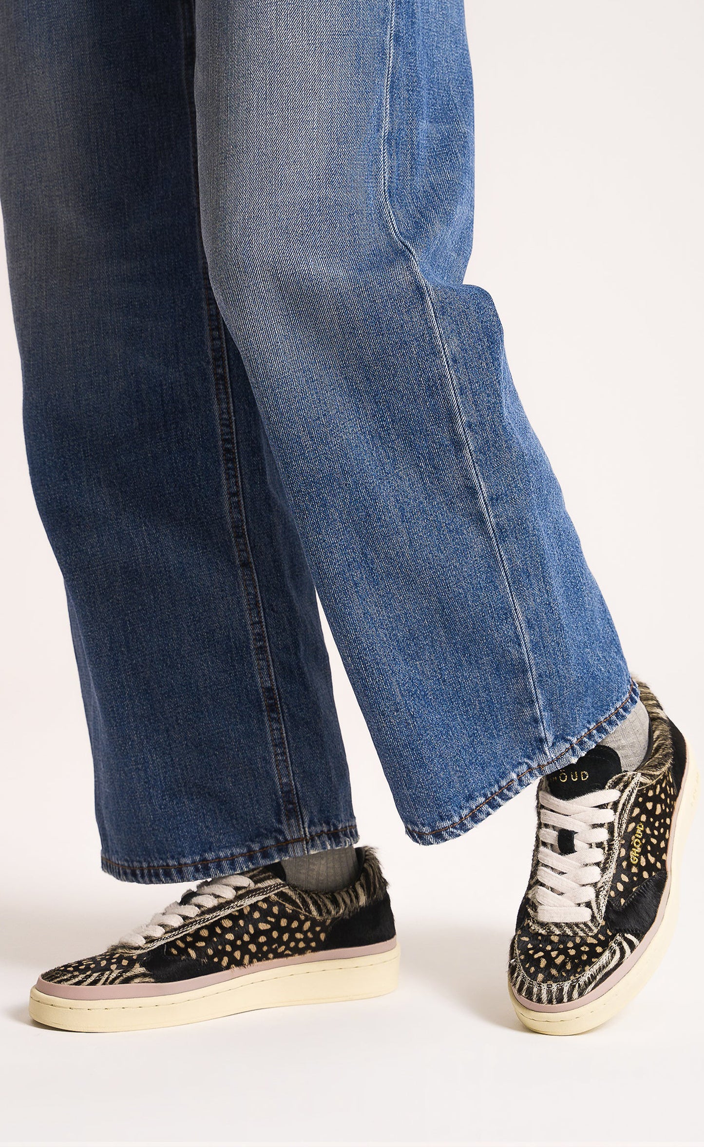 Sneaker Pads in Savage Pony/Suede BlackGhoud - Anita Hass