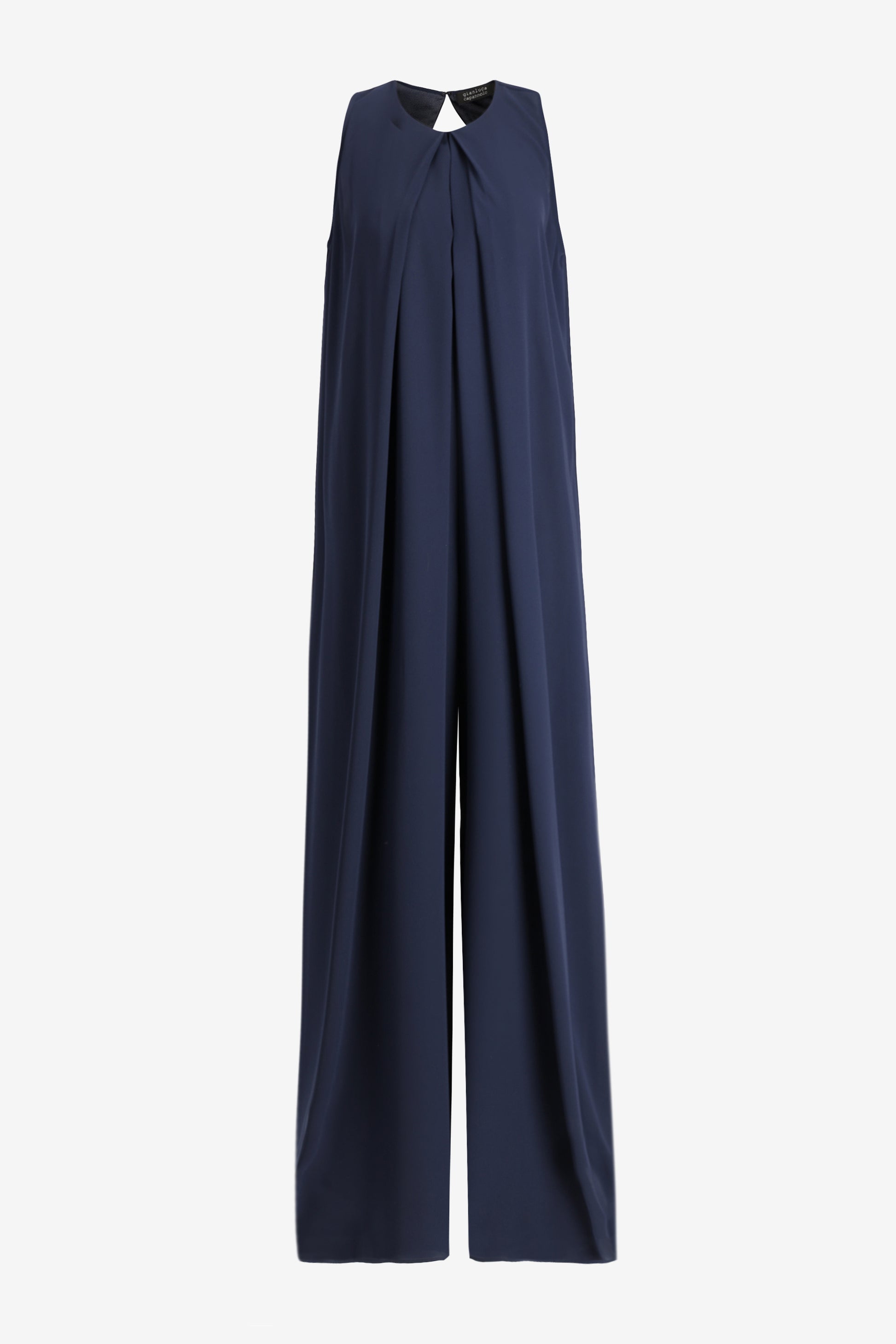 Anka Jumpsuit in Navy Blue by Gianluca Capannolo - Anita Hass