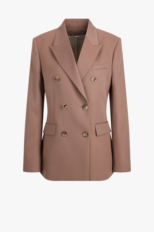 Blazer Double Breasted in Bronze Pink Golden Goose