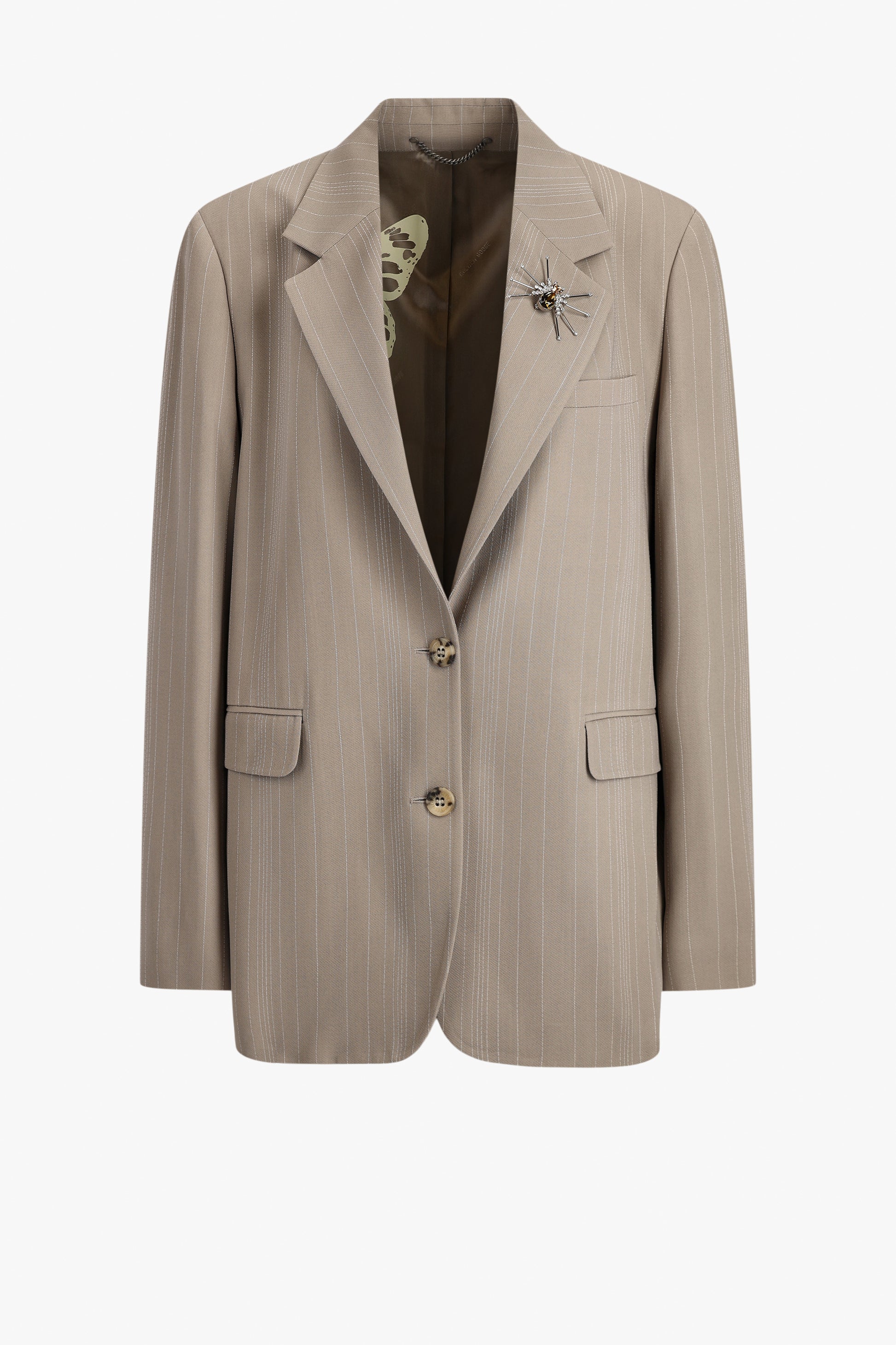 Maia Broche Blazer in Roasted Cashew by Golden Goose - Anita Hass