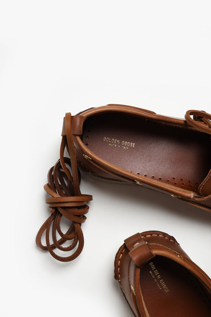Bootsschuhe in Tan Golden Goose