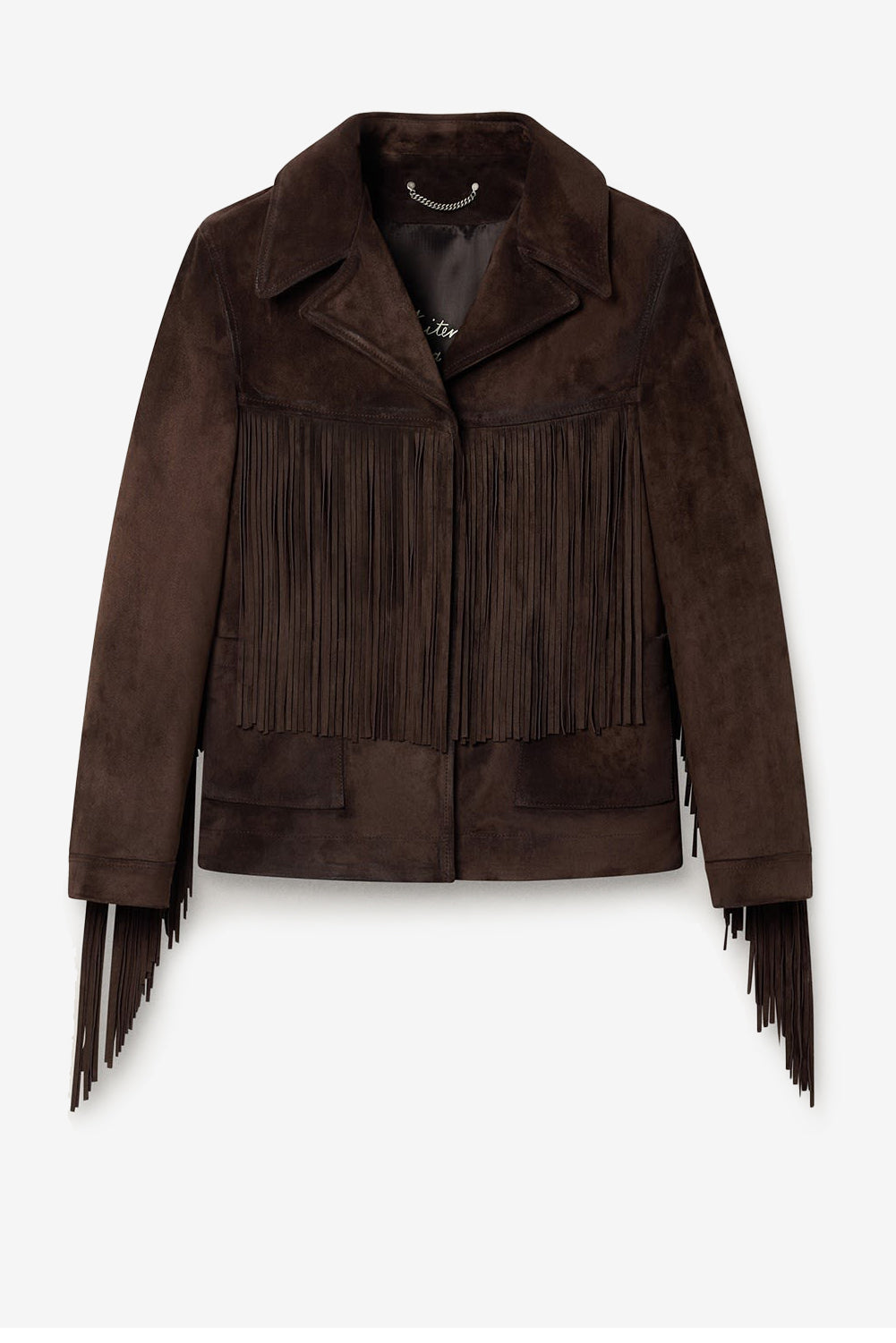 Lederjacke Fringes in Coffee Bean Golden Goose