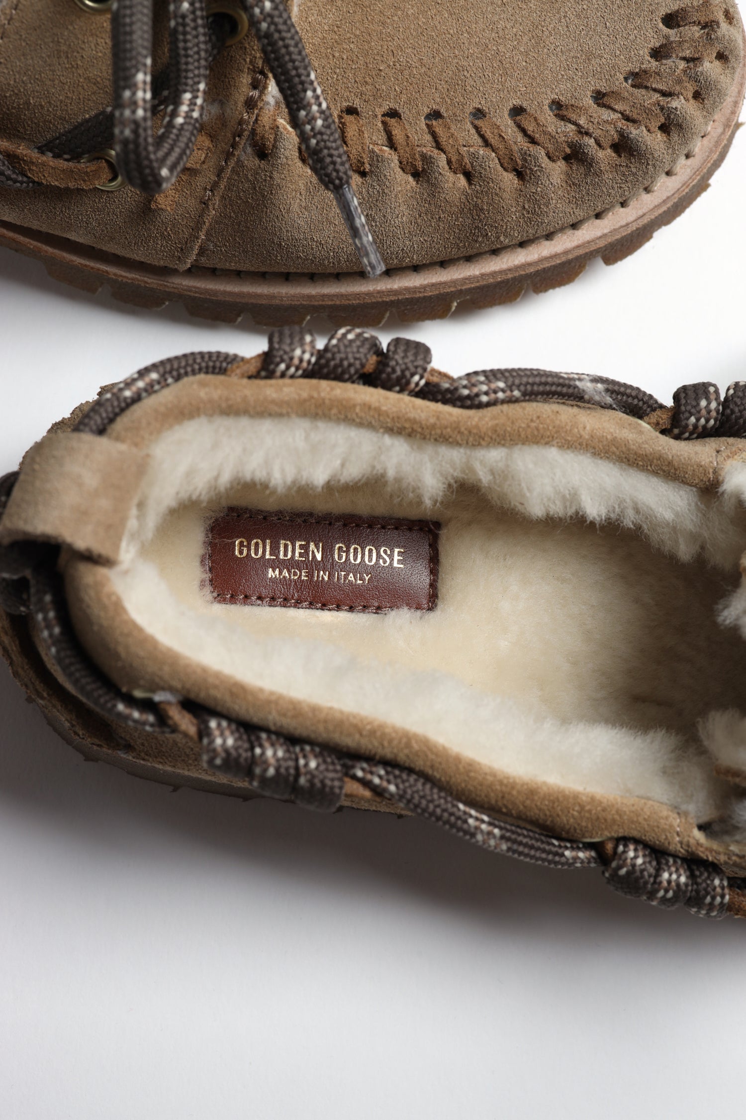 Loafer Cruise in Shearling Tabacco Golden Goose