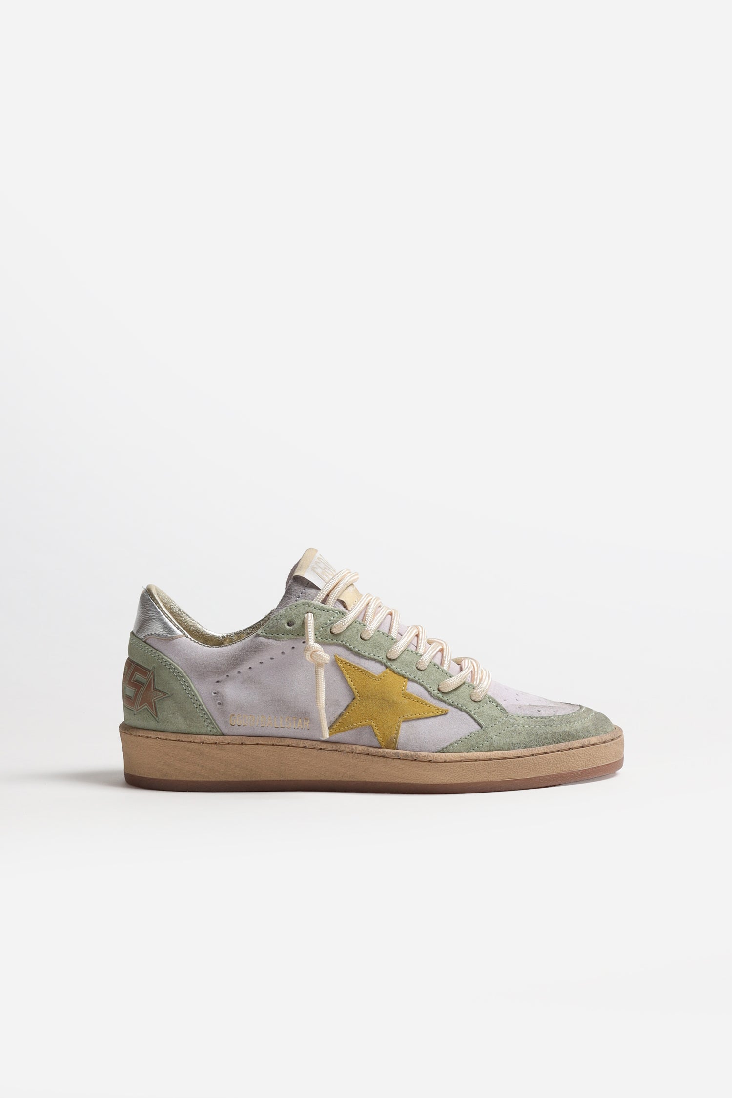 Zapatillas Ball Star en lila/salvia/miel de Golden Goose - Anita Hass