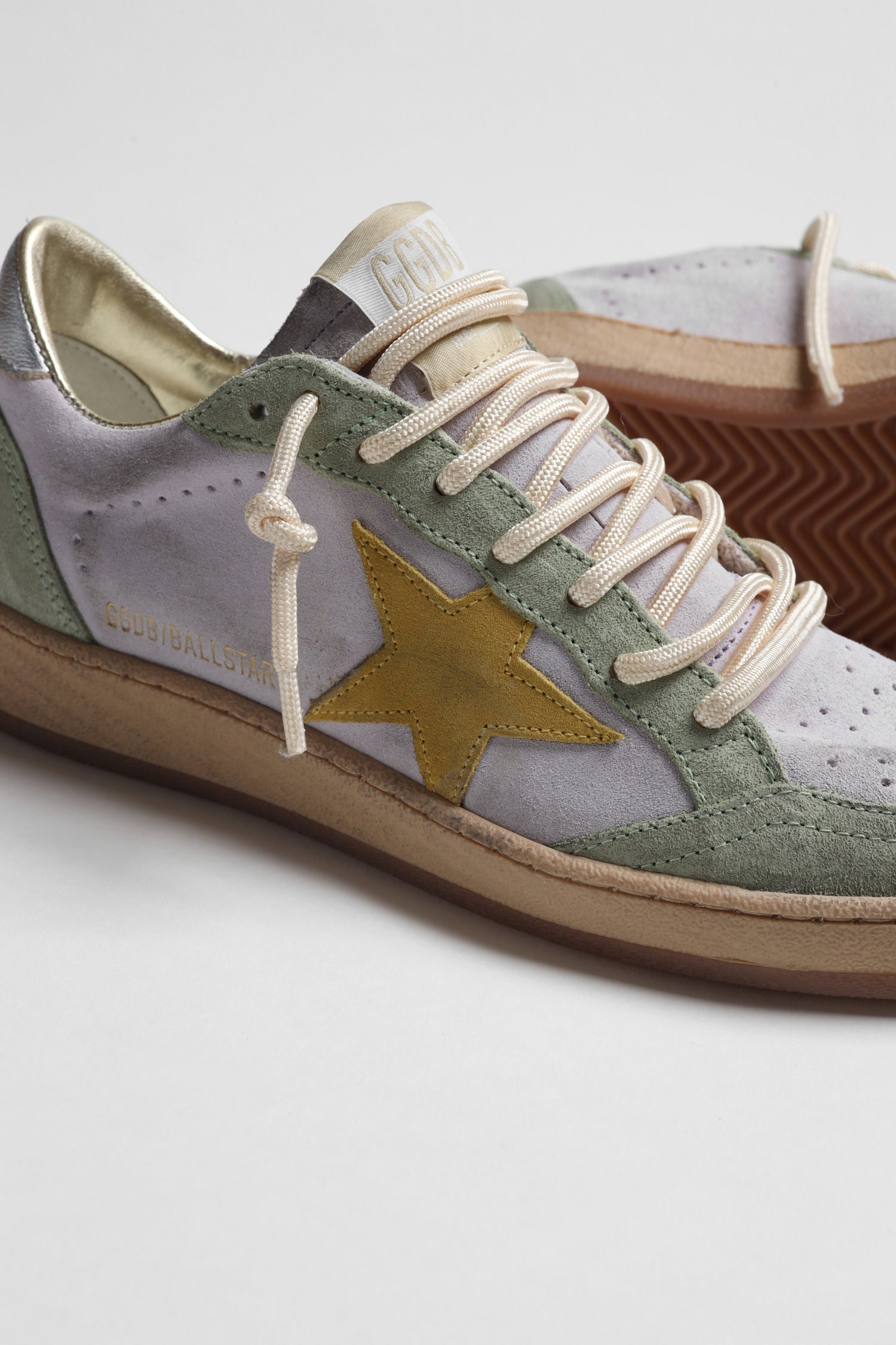 Zapatillas Ball Star en lila/salvia/miel de Golden Goose - Anita Hass