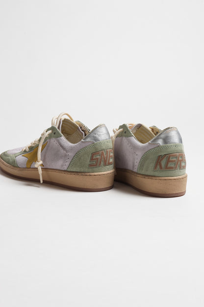 Zapatillas Ball Star en lila/salvia/miel de Golden Goose - Anita Hass