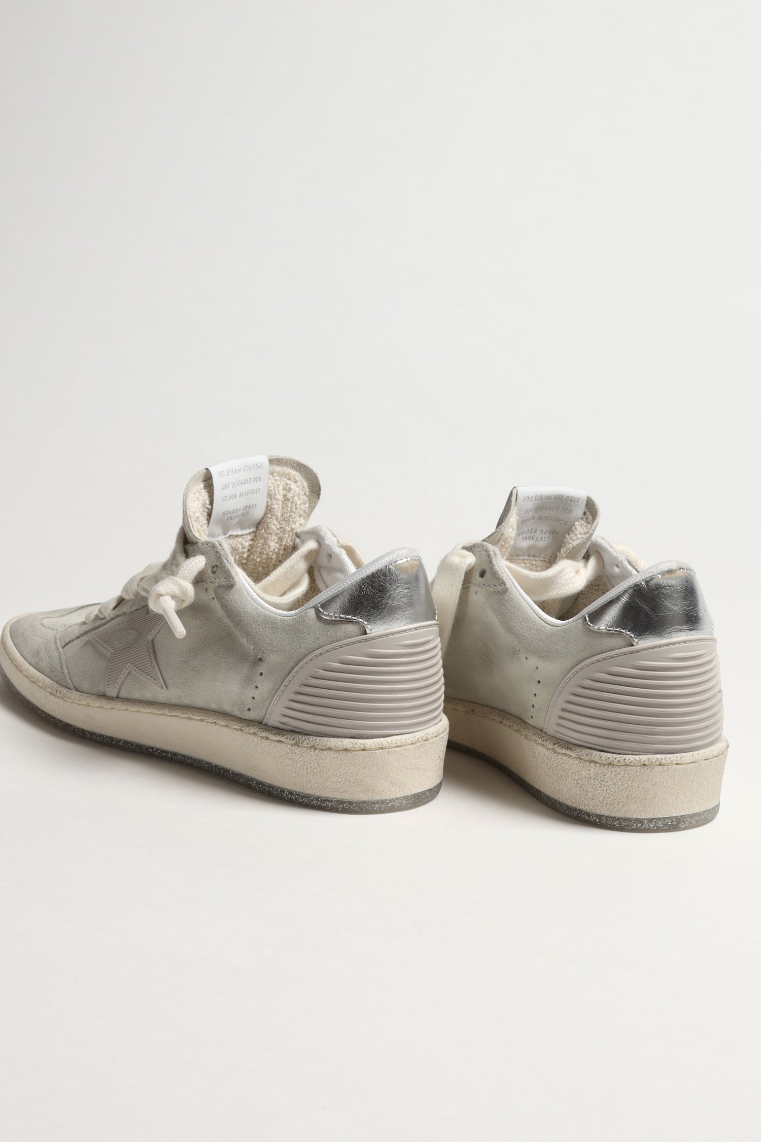 Ball Star sneaker in Suede Grey/Silver – anitahass.com
