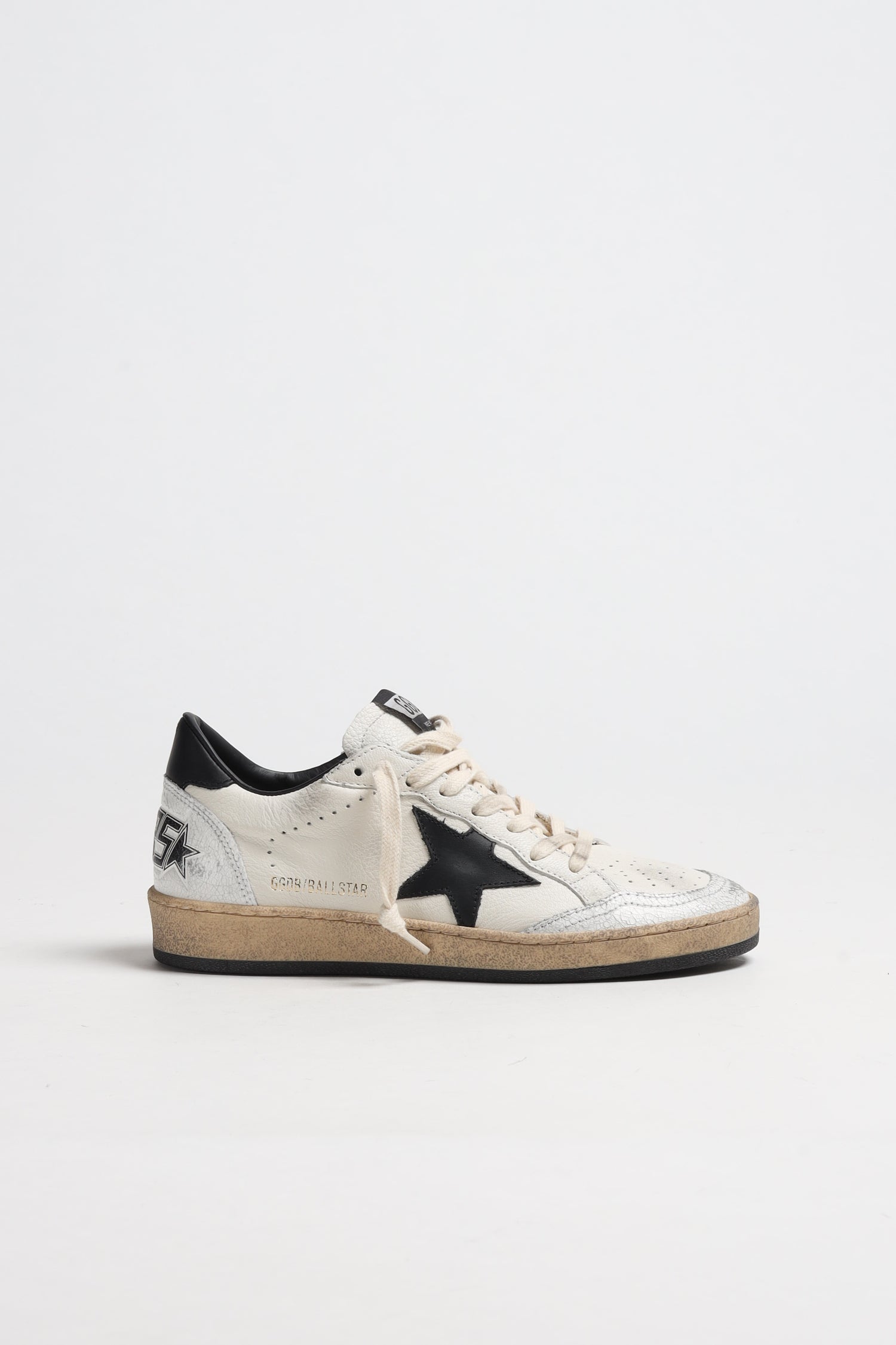 Sneaker Ballstar in Weiß/Schwarz Golden Goose