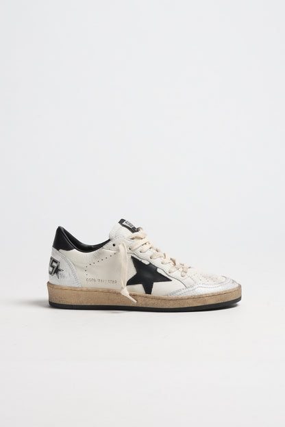 Sneaker Ballstar in Weiß/Schwarz Golden Goose