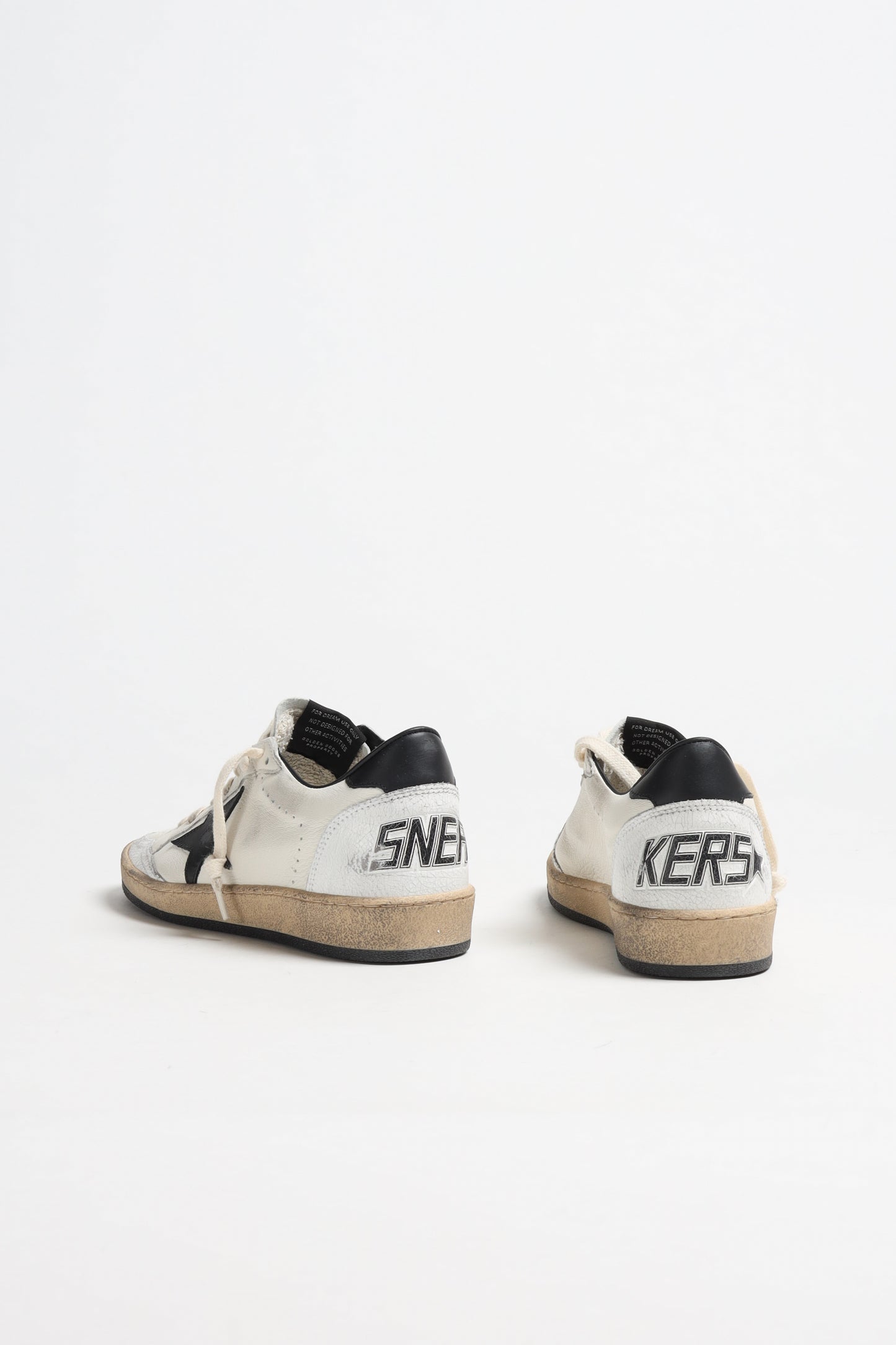 Sneaker Ballstar in Weiß/Schwarz Golden Goose