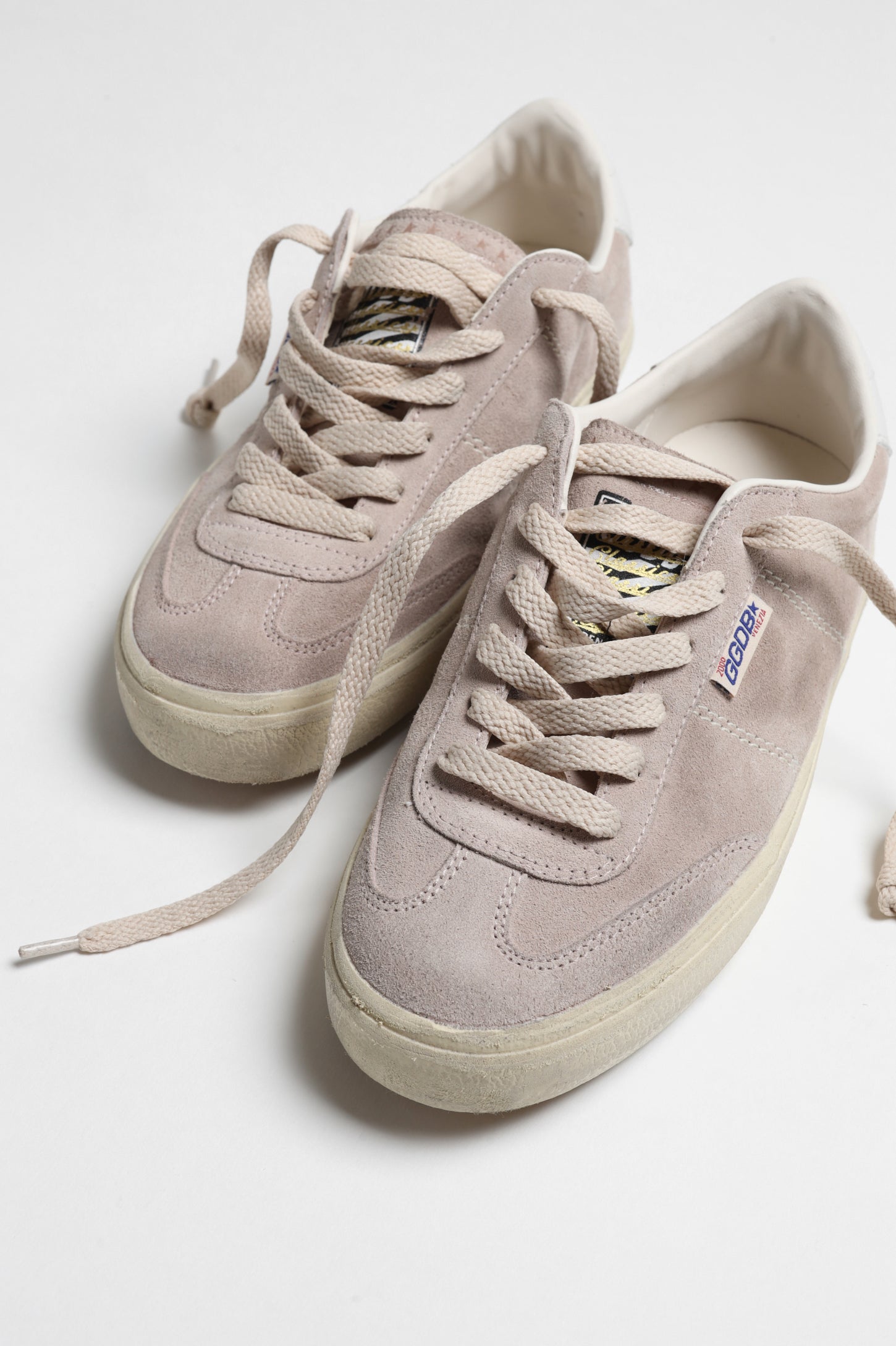 Soul Star Sneakers in Powder/Milk by Golden Goose - Anita Hass