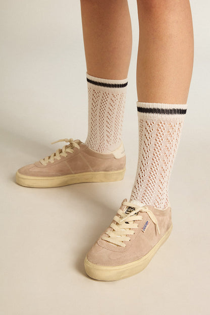 Sneaker Soul Star in Powder Pink/Milk Golden Goose