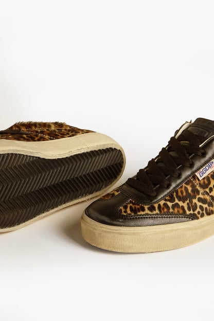 Sneaker Soul Star in Leopard/Black Golden Goose
