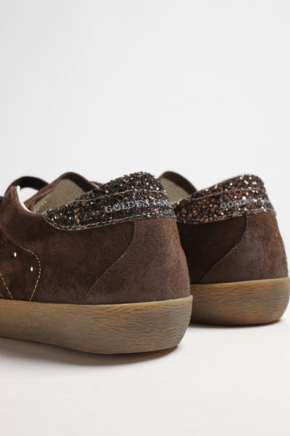 Super Star Sneakers in Brown/Ocra by Golden Goose - Anita Hass