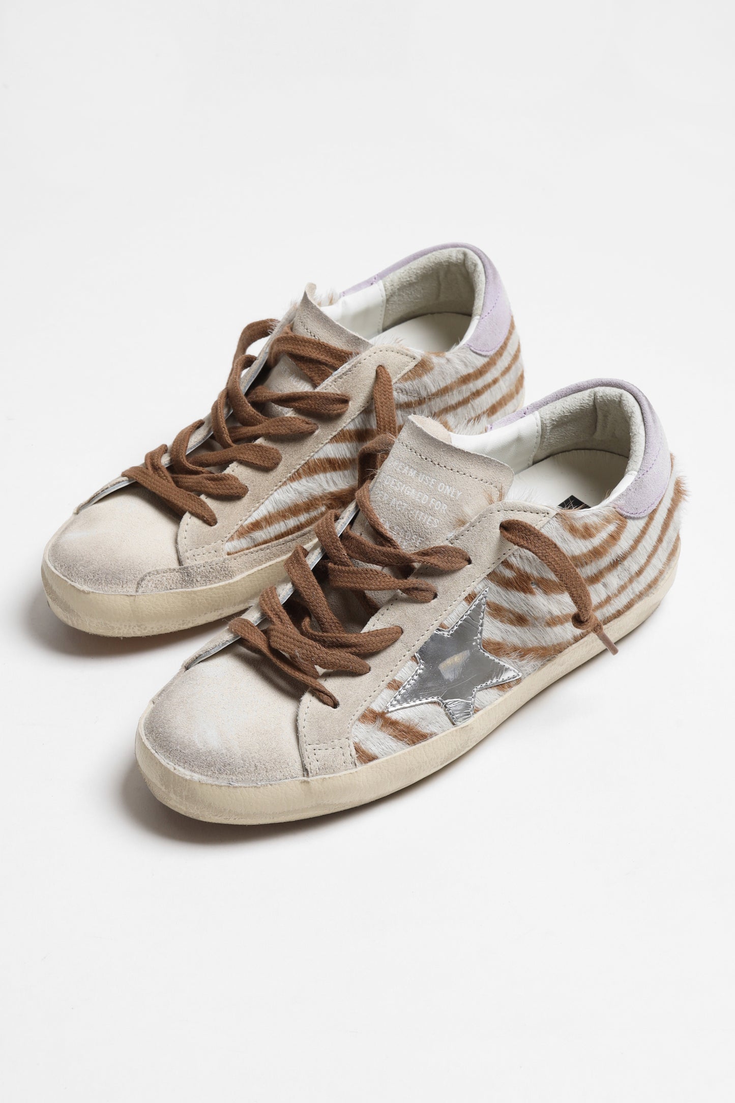 Sneaker Super Star in Weiß/Braun/Seedpearl Golden Goose