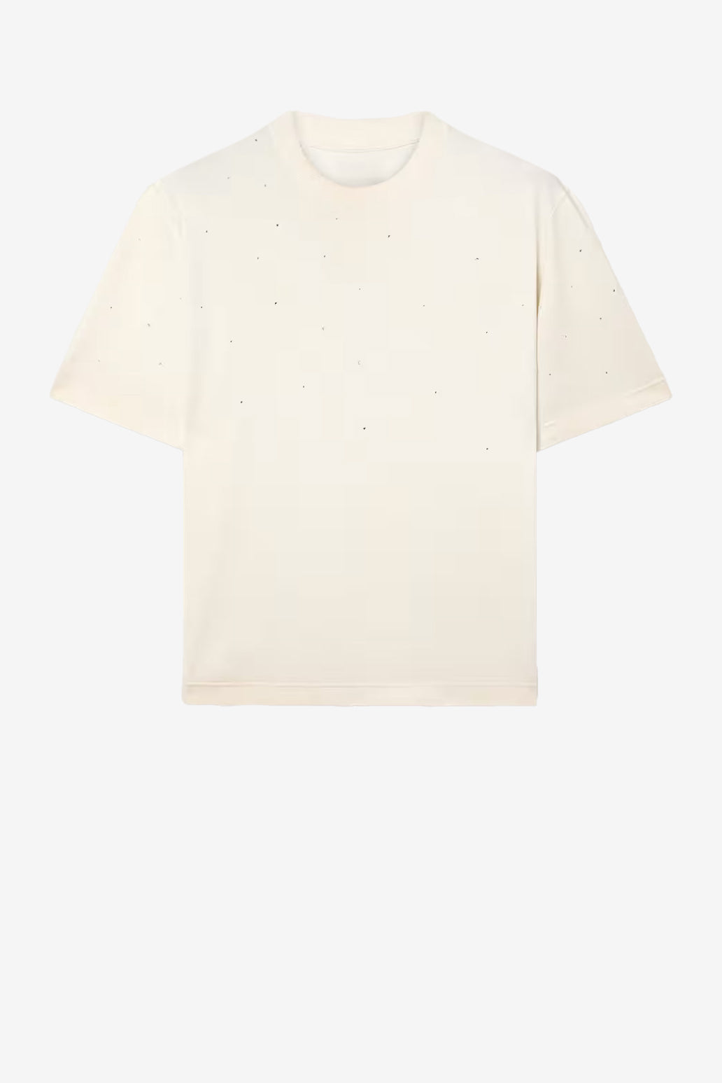 "Star Crystals" T-Shirt in Cream by Golden Goose - Anita Hass