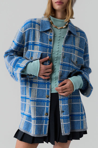 Overshirt Plaid Work in TwilightGuest in Residence - Anita Hass
