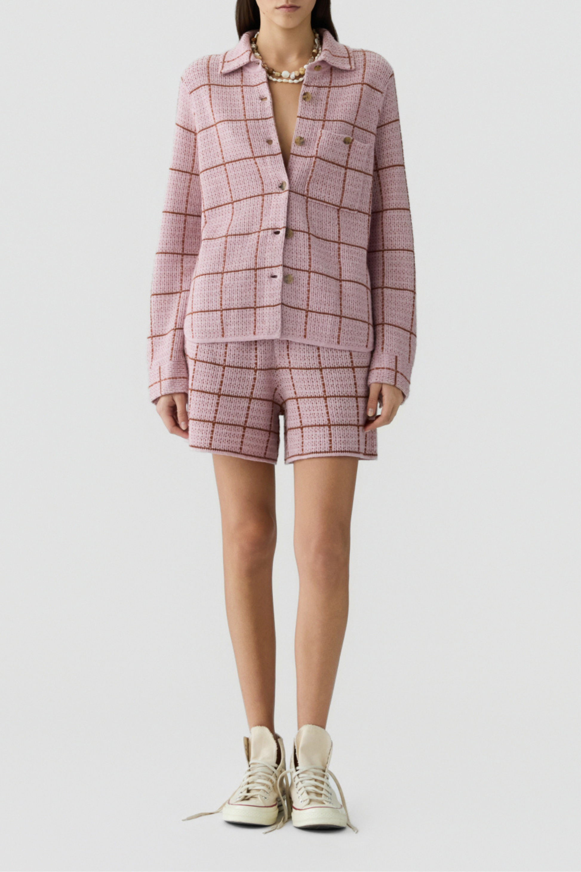 Dylan Plaid Blouse in SprinkleGuest in Residence - Anita Hass