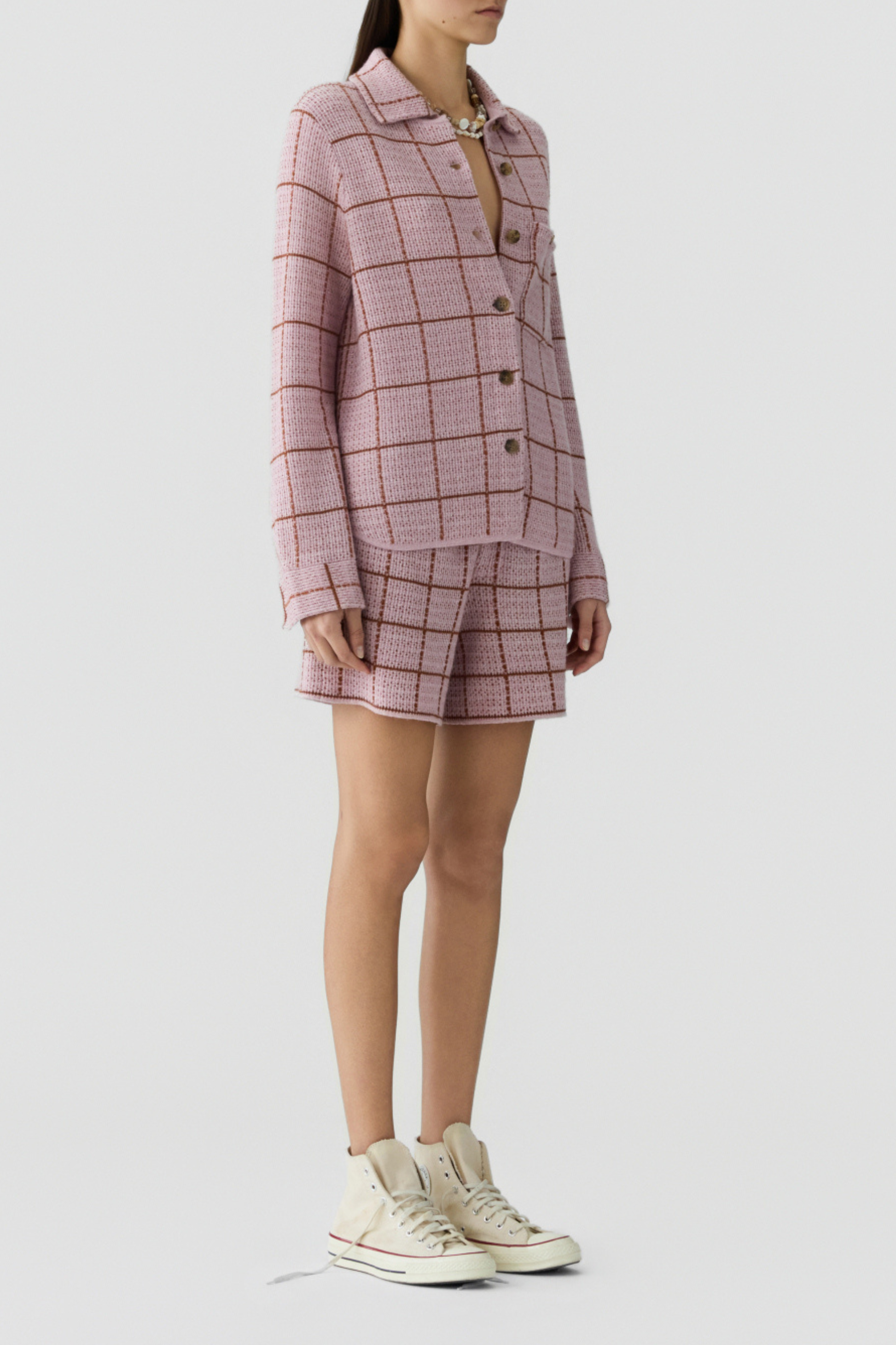Dylan Plaid Blouse in SprinkleGuest in Residence - Anita Hass