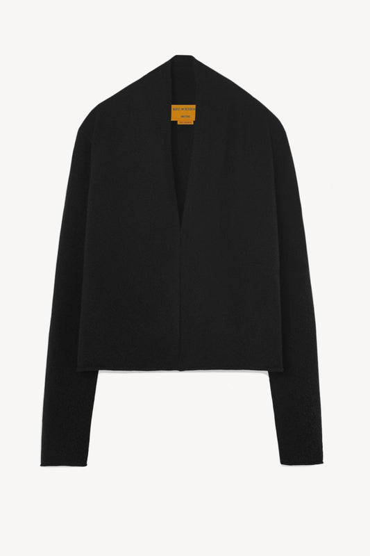 Cardigan Stealth in Schwarz Guest in Residence
