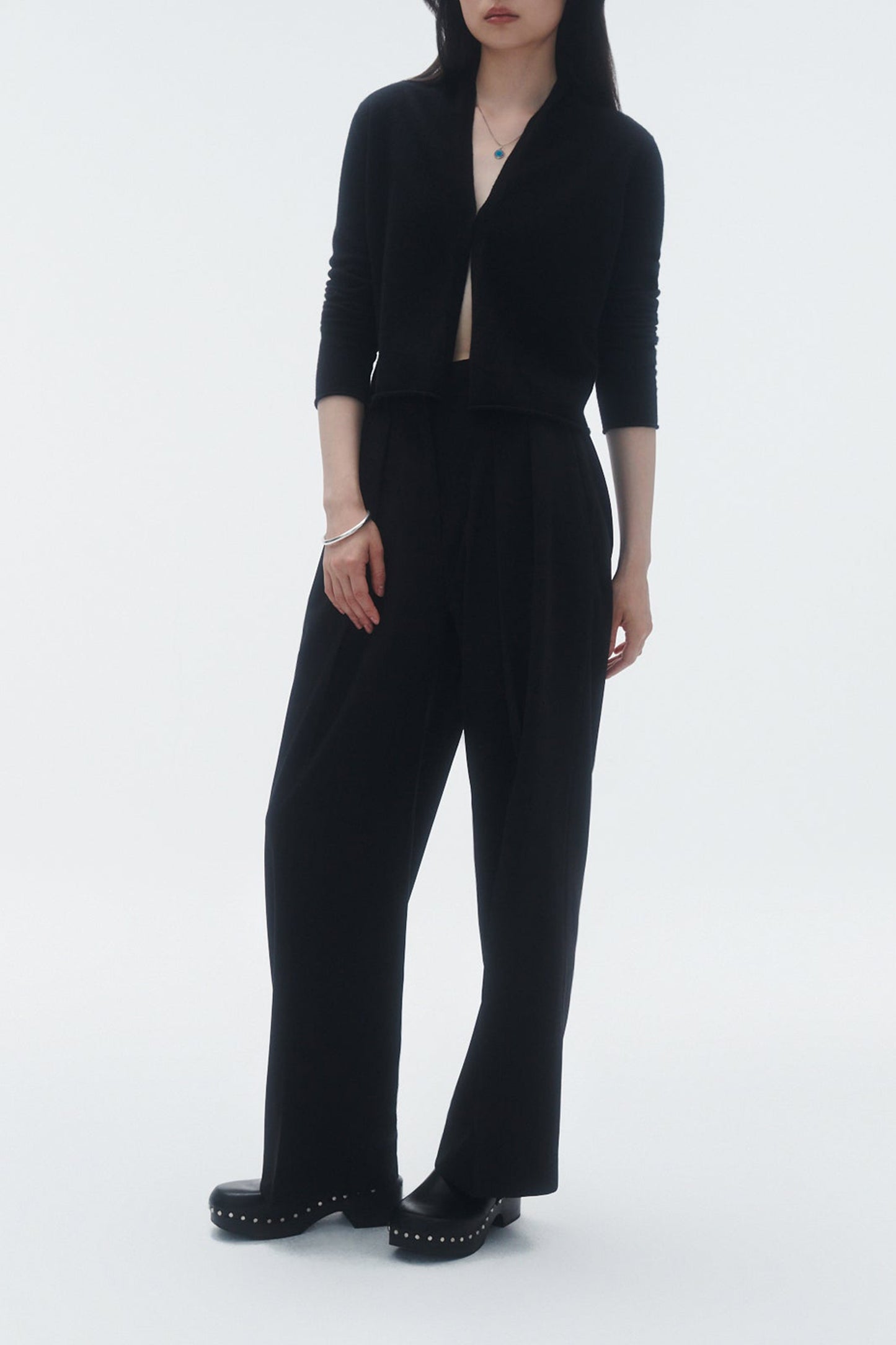 Cardigan Stealth in Schwarz Guest in Residence