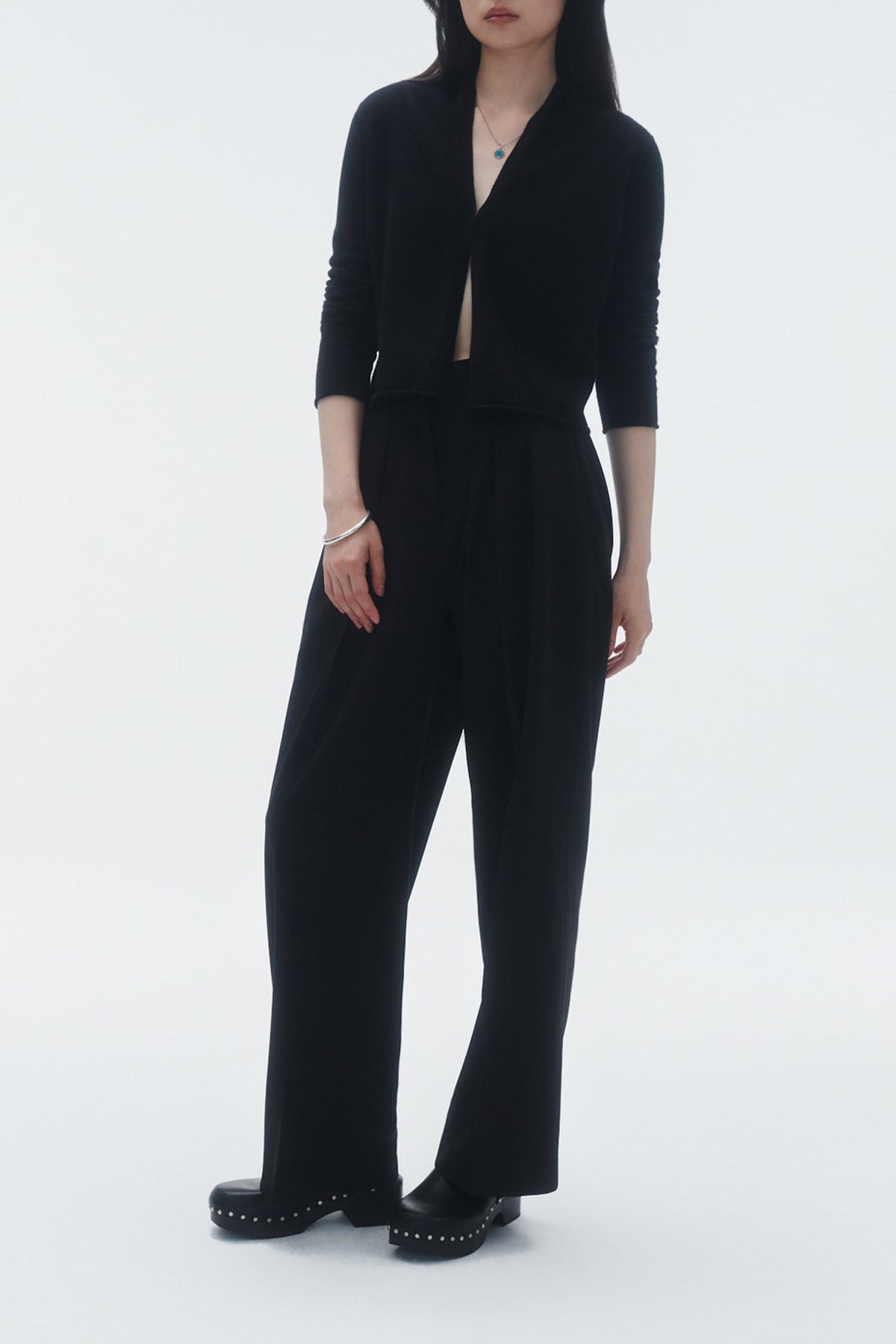 Cardigan Stealth in Schwarz Guest in Residence