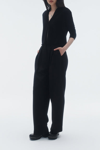 Cardigan Stealth in Schwarz Guest in Residence