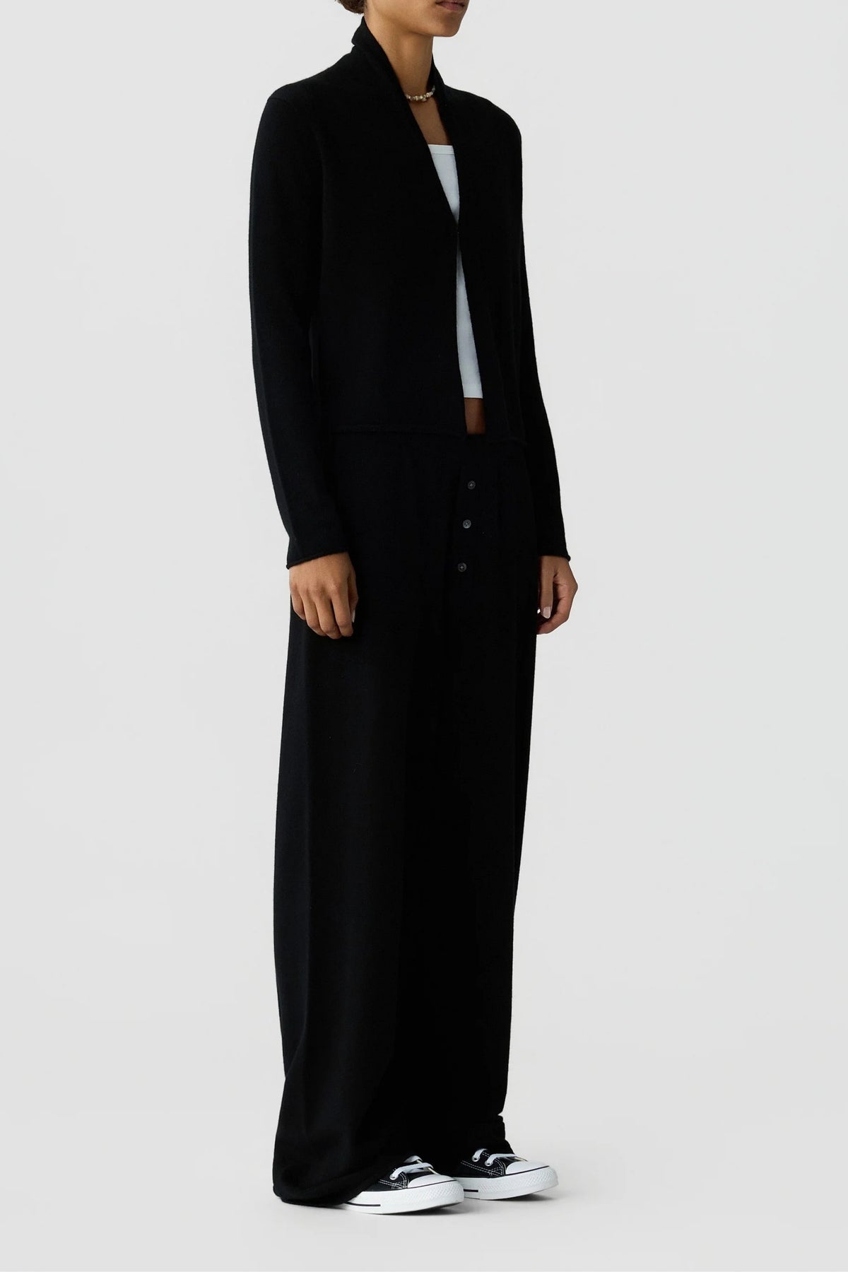 Stealth Cardigan in Black