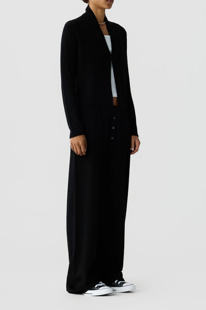 Stealth Cardigan in Black