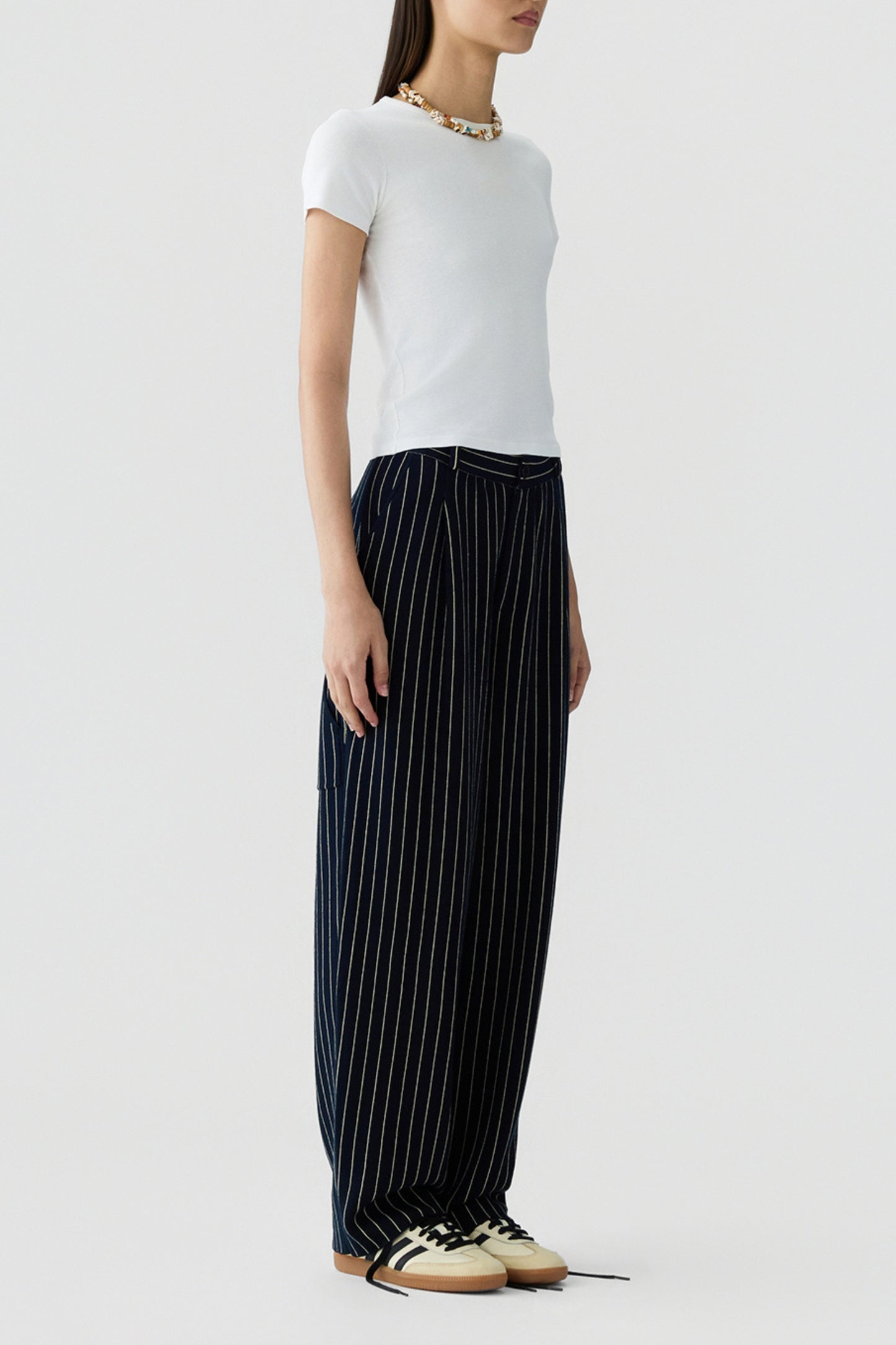 Hose Carpenter in Navy/Butter Guest in Residence
