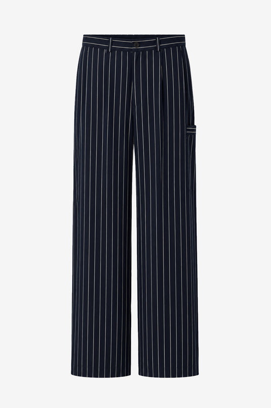 Pantaloni Carpenter nei colori blu navy/burro