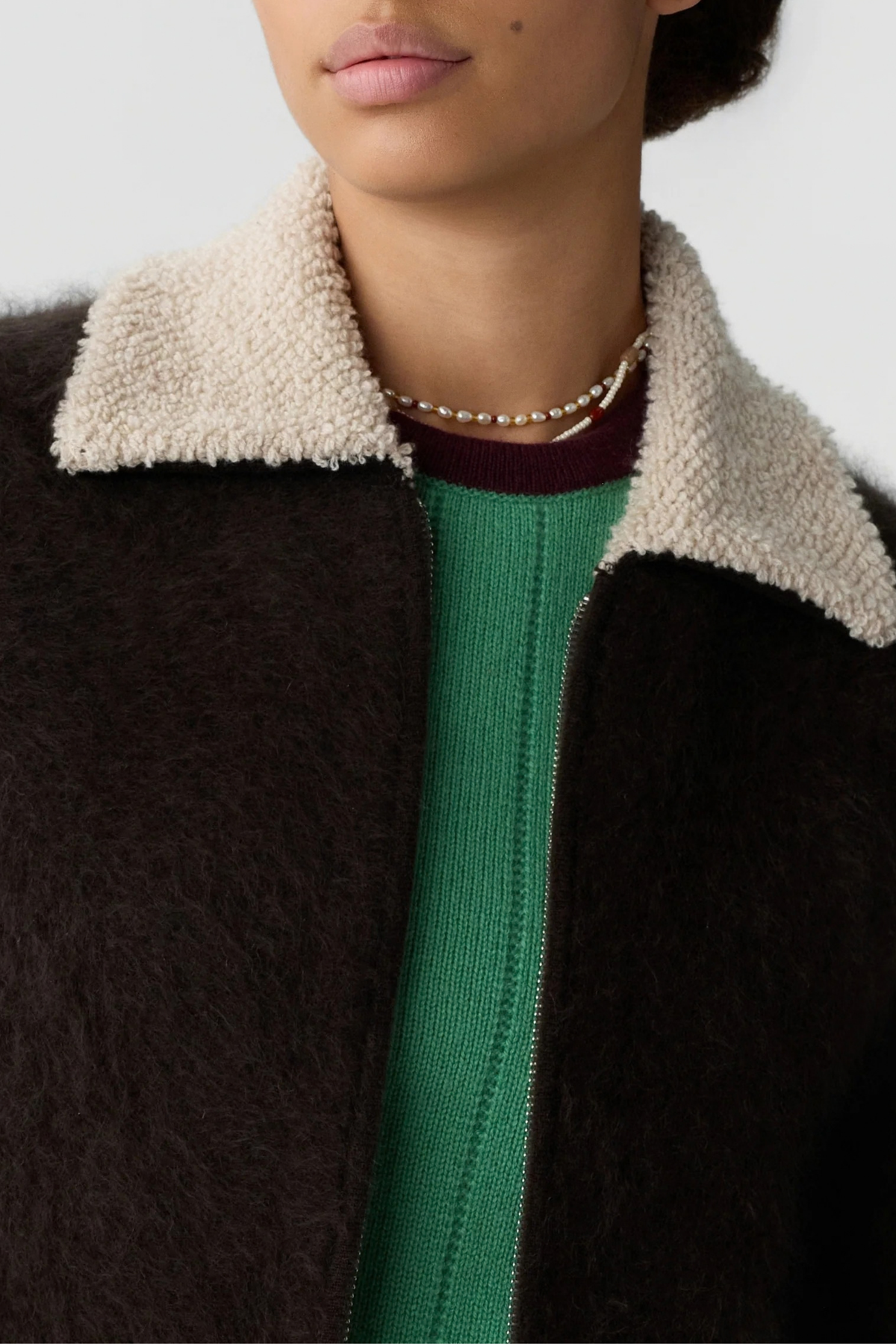 Jacke Grizzly Frankie in Burnt Cocoa Guest in Residence