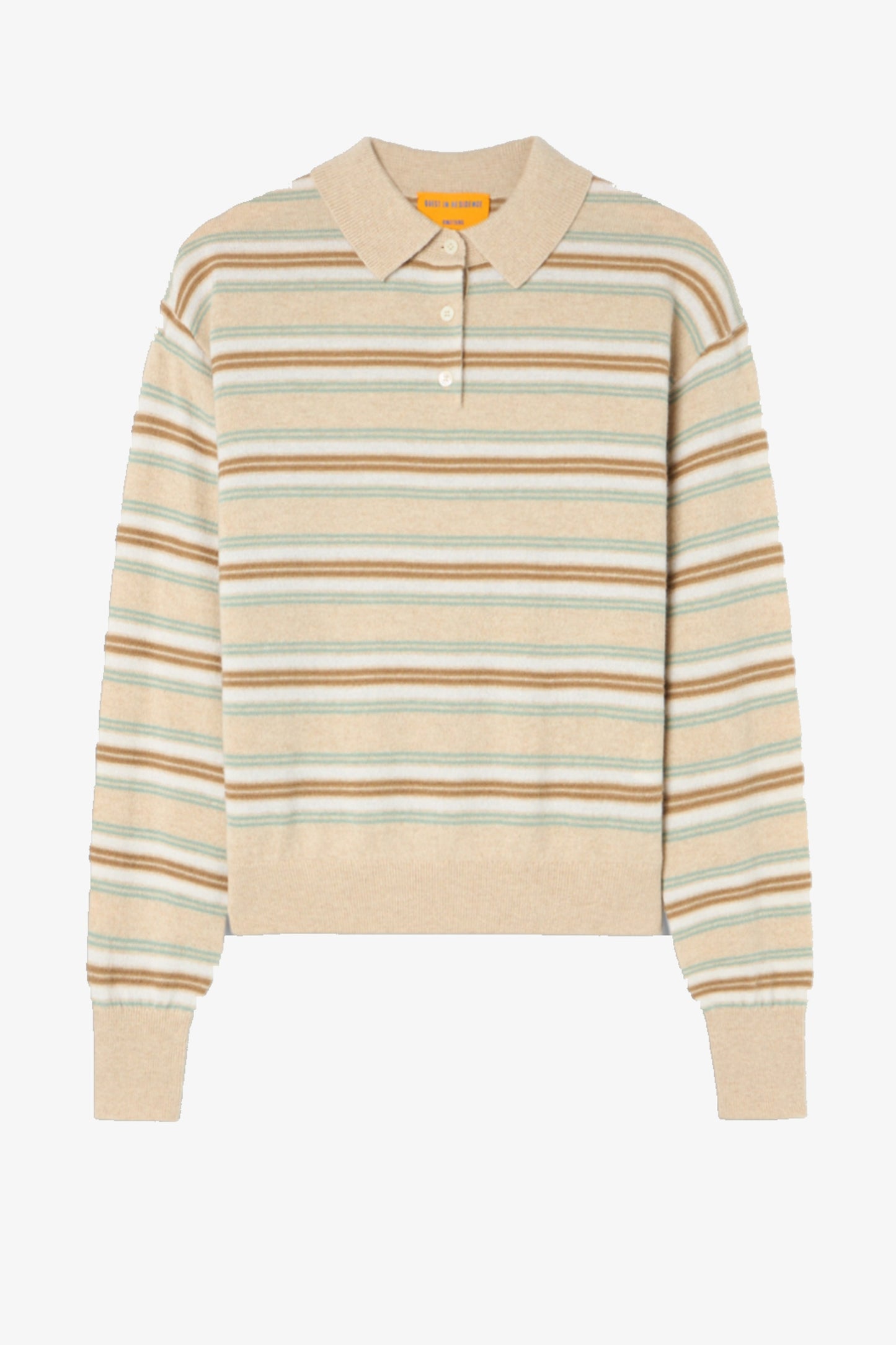 Collegiate Stripe Sweater in Sandstone