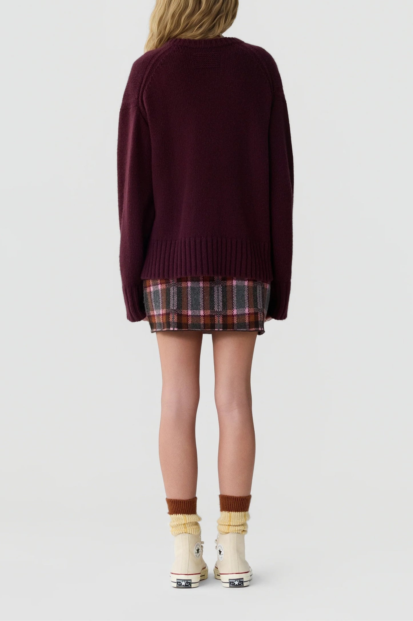 Pullover Cozy Crew in Fig