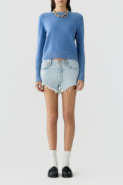 Pullover Sunwash Shrunken in Delft Blue Guest in Residence