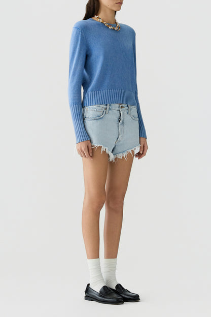 Pullover Sunwash Shrunken in Delft Blue Guest in Residence