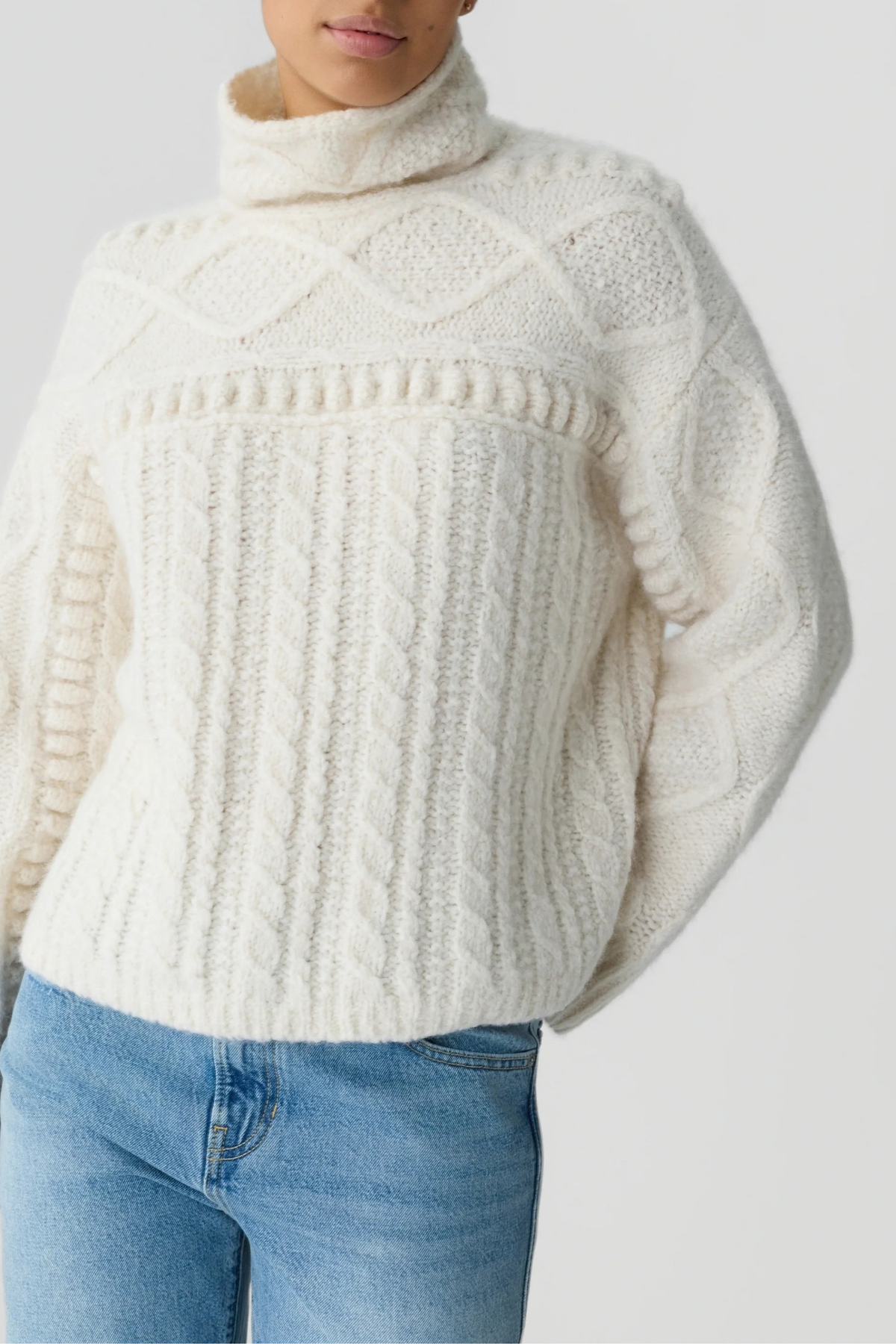 Pullover Super Cloud in Cream Guest in Residence