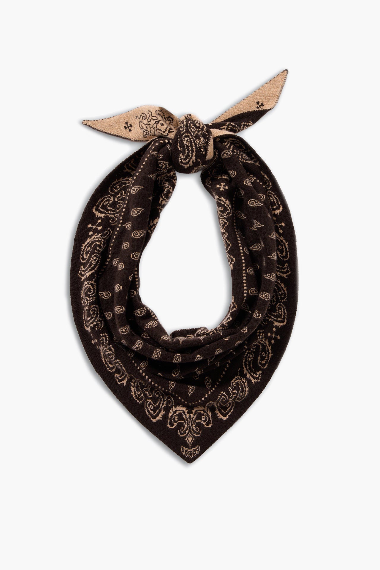"The Wild Rag" Scarf in Burnt Cocoa/DuneGuest in Residence - Anita Hass