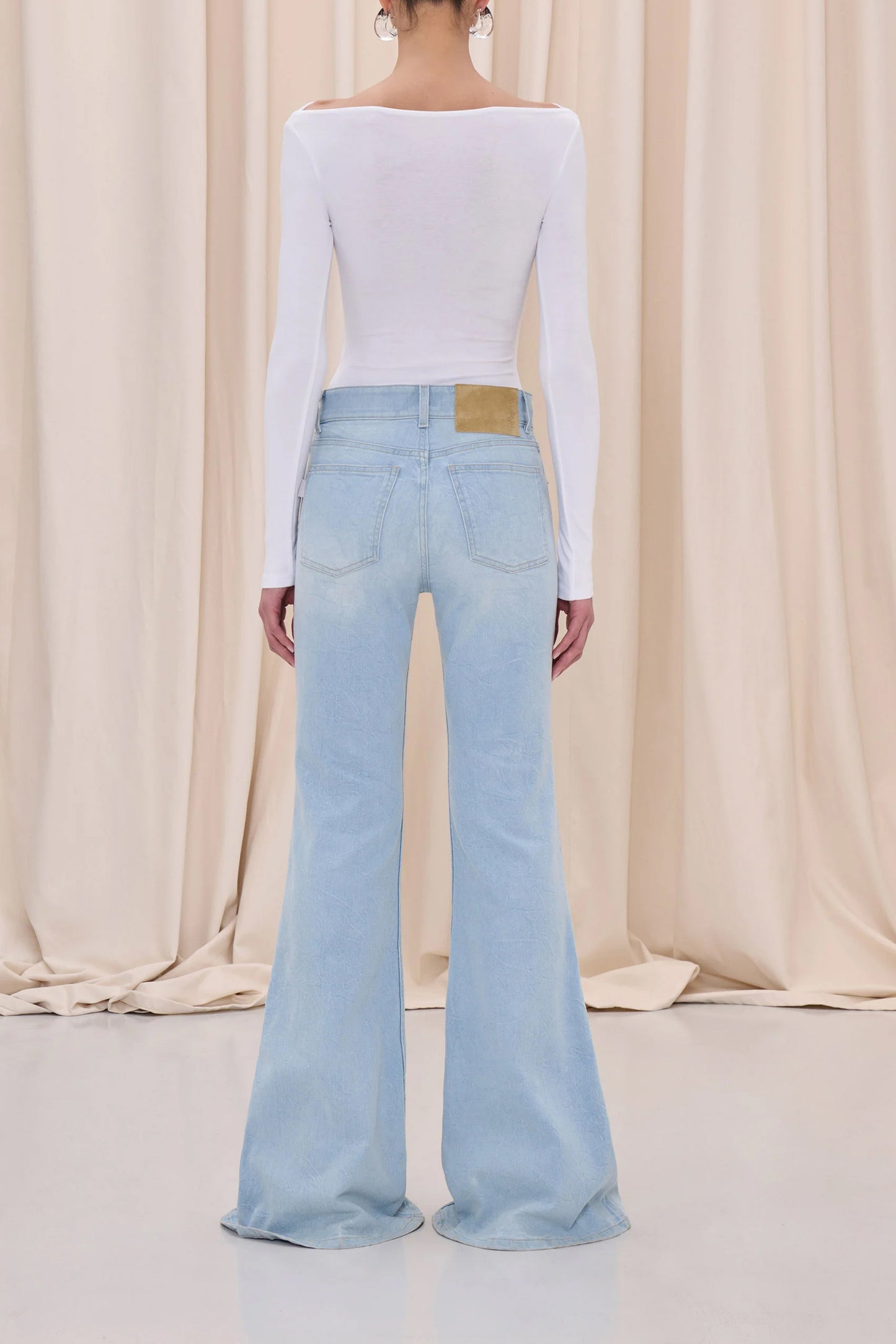 Jeans Farrah in Ice Blue Haikure
