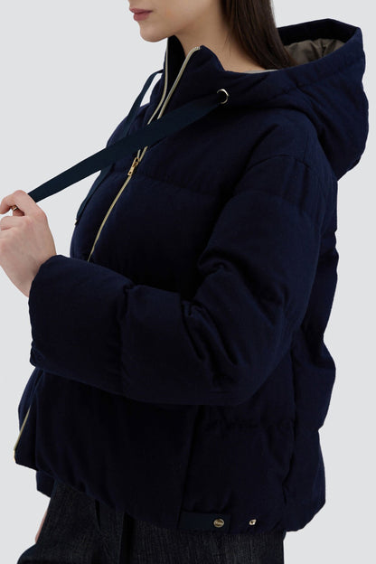 Daunenjacke Cashmere in BlauHerno - Anita Hass