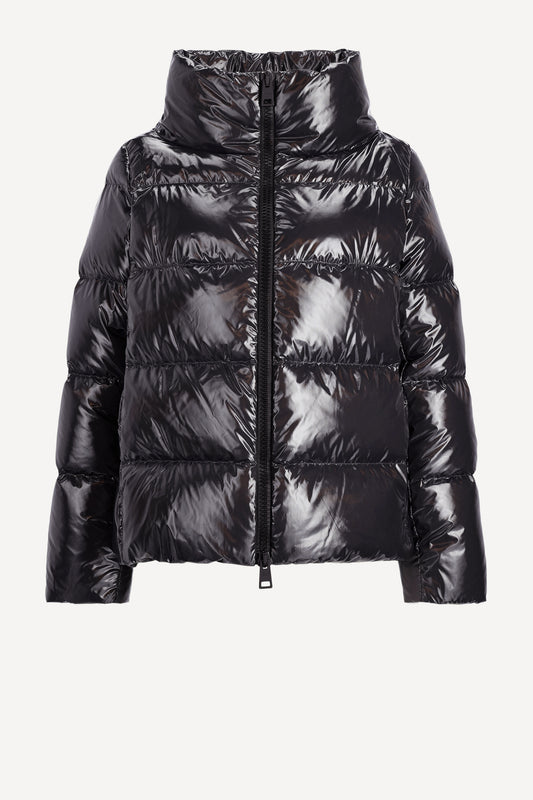 Gloss down jacket in Ferro