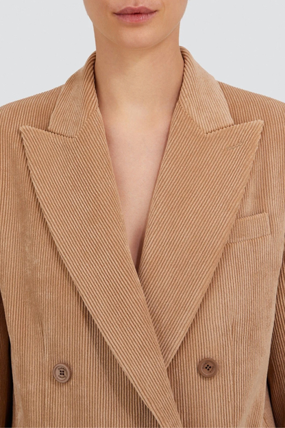 Kordblazer in Camel Herno