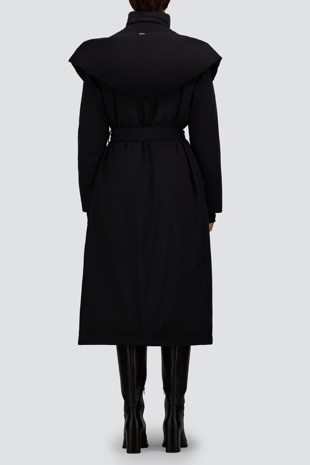 Mantel Two Layer in Schwarz Herno