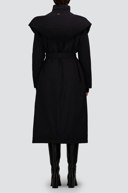 Mantel Two Layer in Schwarz Herno