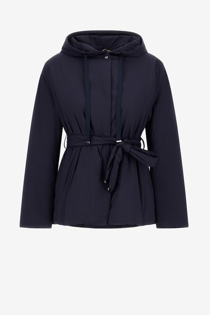 Light Stretch Parka in Navy by Herno - Anita Hass